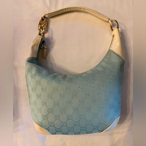 Gucci GG shoulder bag | canvas & patent leather | certificate of authenticity